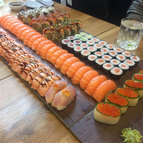 All You Can Eat Sushi Where Each Piece Is Made Fresh To Order [oc] R Foodporn