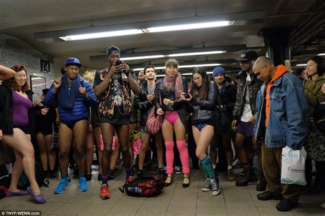 Take Off Your Pants For A ‘no Pants Subway Ride Picsvid