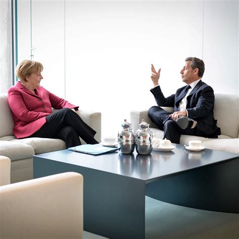 Nicolas Sarkozy Rencontrera Angela Merkel Lundi 26 Janvier à Berlin