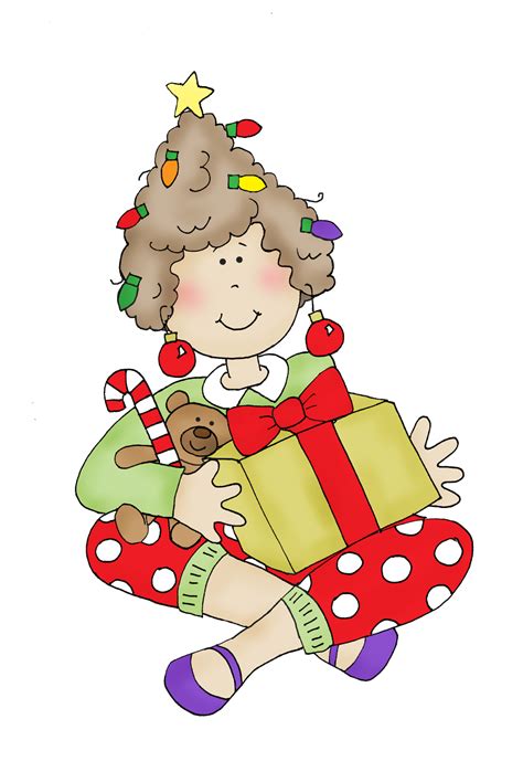 Free Dearie Dolls Digi Stamps Christmas Morning