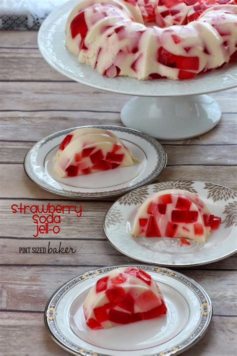 After the main event on christmas day, keep the show rolling on with one of these stunning desserts. Strawberry Soda Jell-o - Pint Sized Baker