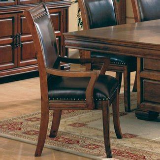 Sturdy and suitable for everyday use. Leather Dining Room Chairs With Arms - Ideas on Foter
