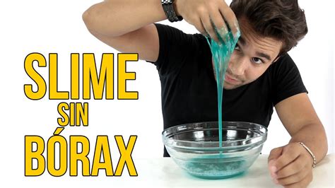 Cómo hacer SLIME casero sin bórax Experimentos Caseros YouTube