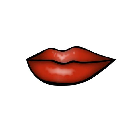 Kiss Lips Clipart Clip Art Invitations Etsy
