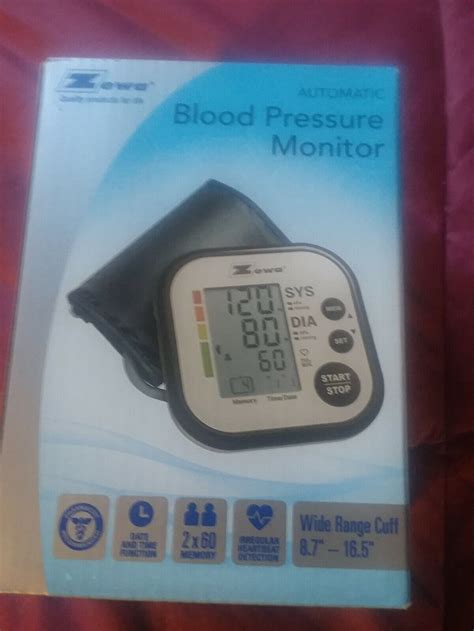 Talking Automatic Blood Pressure Monitor Zewa Model Uam 710 Wide Range