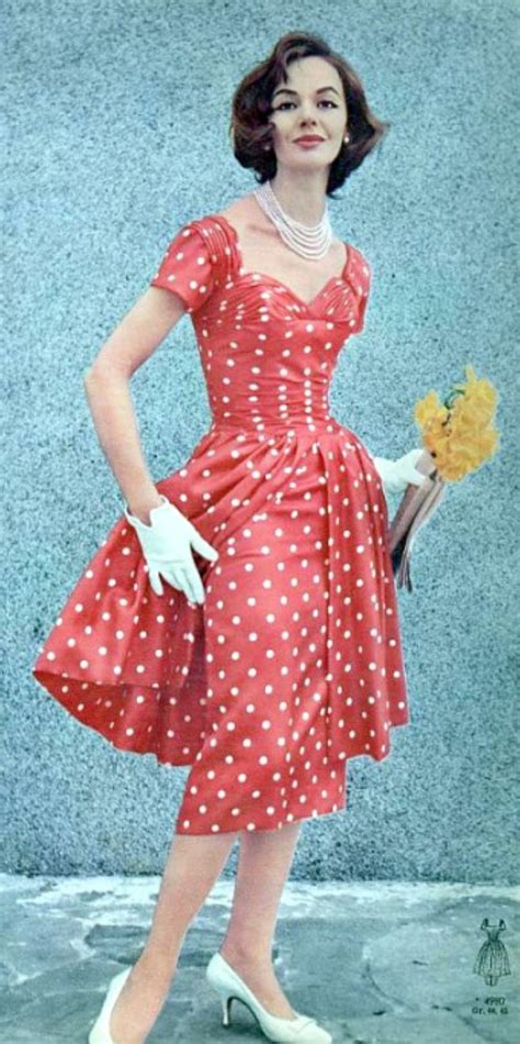 Burda Moden Advertisement 1958 Fifties Fashion Vintage Dresses Fashion