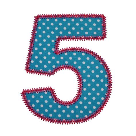 Pretty Applique Numbers Machine Embroidery Designs Appliques Etsy