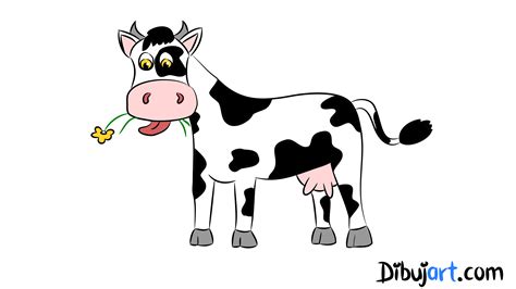 Como Dibujar Una Vaca Para Niños Cómo Hacer Un Dibujo De Una Vaca