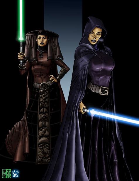 Master Luminara And Her Padawan Barriss Offee Temple Of Corruption