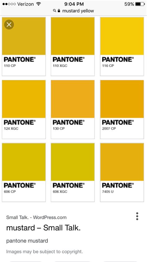 Pantone Yellow Mustard Color Gold Number Colour Wyvr Robtowner