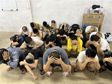 bangkok post police bust gang of online romance scammers