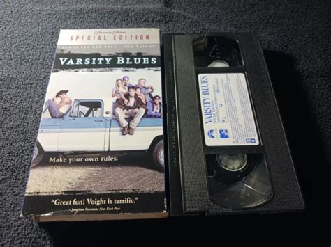 Varsity Blues Vhs 2000 Special Edition James Van Der Beek Jon