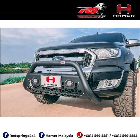 FORD RANGER T6 PX2 PX3 STORM SERIES FRONT NUDGE BAR RS AM102