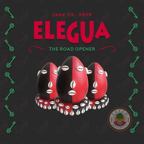 🗝 June 13 Is The Celebration Day Of Elegua In Yoruba Religion Elegua