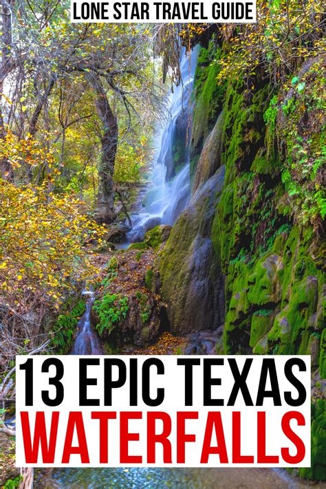 13 Best Waterfalls In Texas Map To Find Them Texas Travel