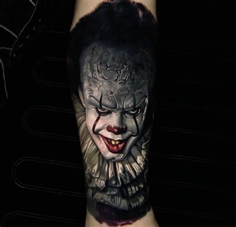 Nikko Hurtados Pennywise It Tattoo Will Give You Nightmares