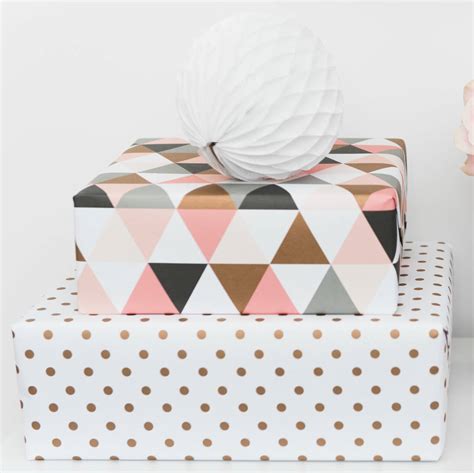 Luxury Wrapping Paper Geometric By Abigail Warner