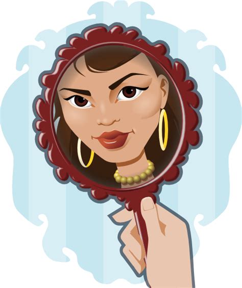 Woman Looking In Mirror Clip Art At Vector Clip Art Online