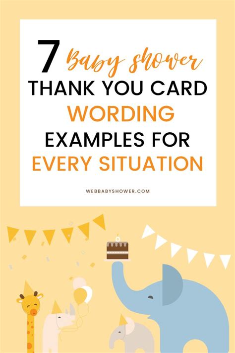 Sending thank you cards for a baby shower is a lot like sending them for any event. 17 Baby Shower Thank You Card Wording - Fantastic Examples ...