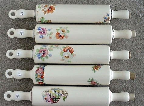 Collectible China Rolling Pins By Harker Collectible China Rolling
