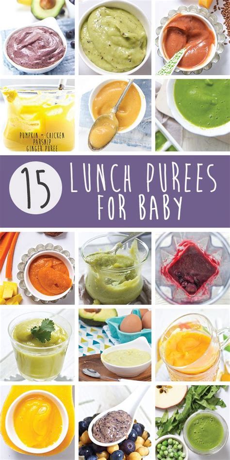 Best foods for 8 months old baby. 15 Lunch Ideas for Baby (6+ months) | Healthy baby food ...