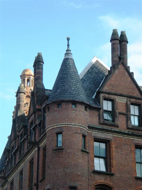Mancunian Wave Turrets And Towers On Princess Street