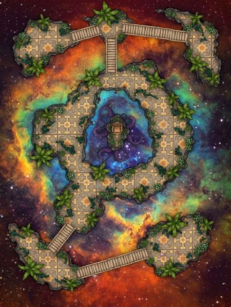 The Throne Of The Astral Sea Battlemaps In 2021 Fantasy World Map