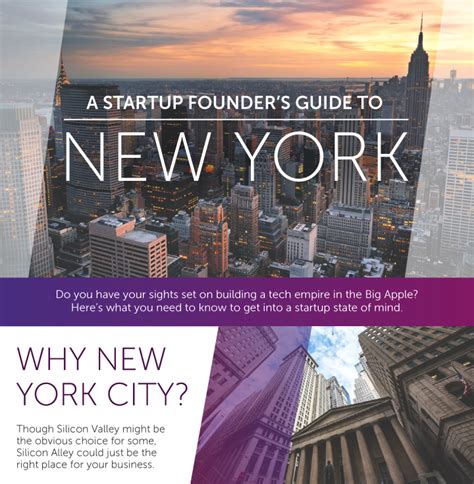 A Startup Founders Guide To New York Venngage Infographic