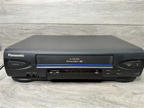 PANASONIC OMNIVISION VCR Model PV V4022 VHS Player No Remote Tested