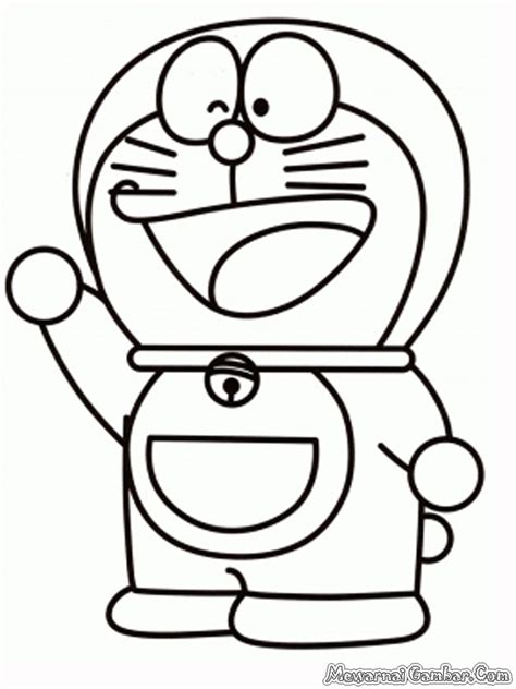 12 gambar mewarnai doraemon yang lucu. Mewarnai Gambar Doraemon