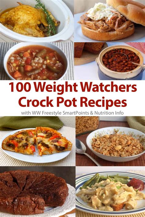Everyone has a place at the dinner table and a heaping plate of goodness with these classic family favorites. 100 WW Crock Pot Recipes Freestyle SmartPoints | Simple ...