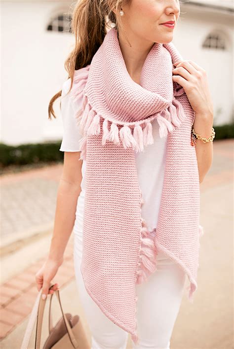 Pink Fringe Scarf A Lonestar State Of Southern