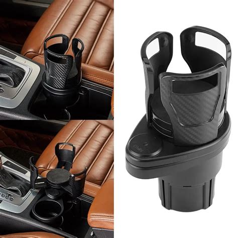 2 In 1 360 Degree Rotating And Retractable Car Cupbottles Mount