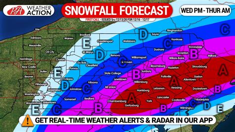 First Call Snowfall Forecast For Wednesdays Major To Historic