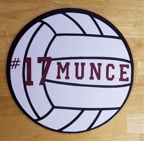 Custom Personalized Volleyball Yard Sign Etsy