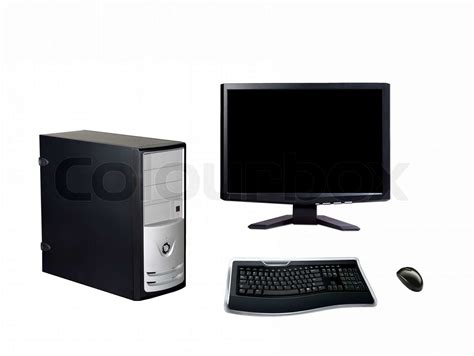 Moderne Computer Und Zubehör Stock Bild Colourbox