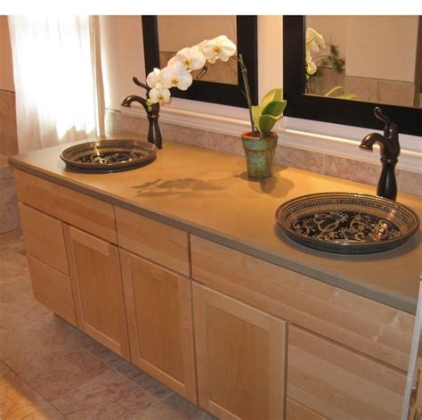How's this for double sink bathroom vanity decorating ideas? bathroom-great-natural-wood-panels-double-bathroom-sink ...