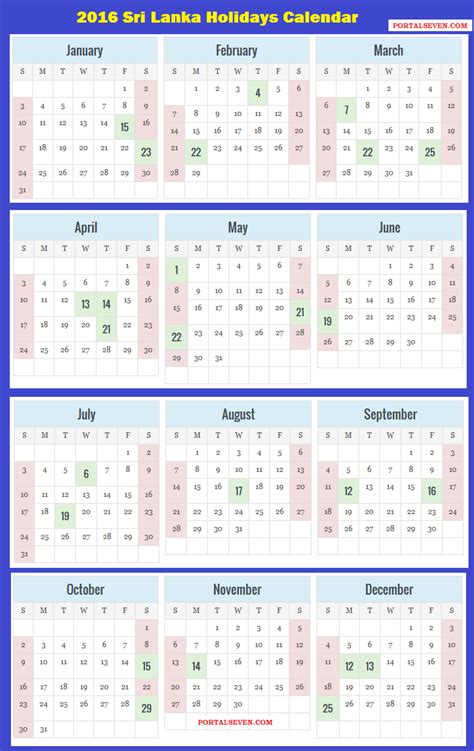 This is particular useful if your work involves interacting with people in different countries, which is kinda common in this era of globalization. 2016 Sri Lanka Calendar | 2016 Sri Lankan Holidays