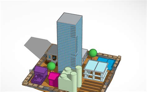 3d Design City Tinkercad