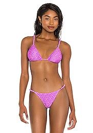 Vix Swimwear Tri Bikini Top In Artsy Revolve