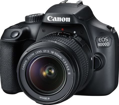Canon Dslr Φωτογραφική Μηχανή Eos 4000d Crop Frame Kit Ef S 18 55mm F3