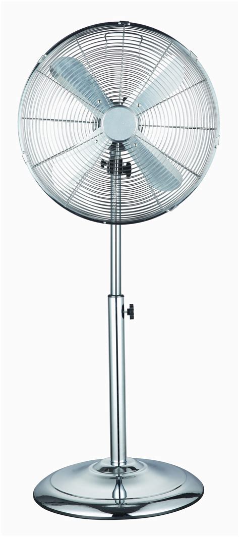 Digilex 18inch45cm Metal Pedestal Fan Chrome Color Buy Fans 913046
