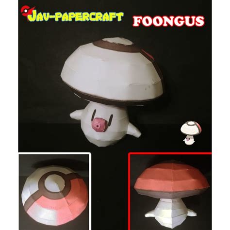 Jual Pokemon Foongus Papercraft Shopee Indonesia