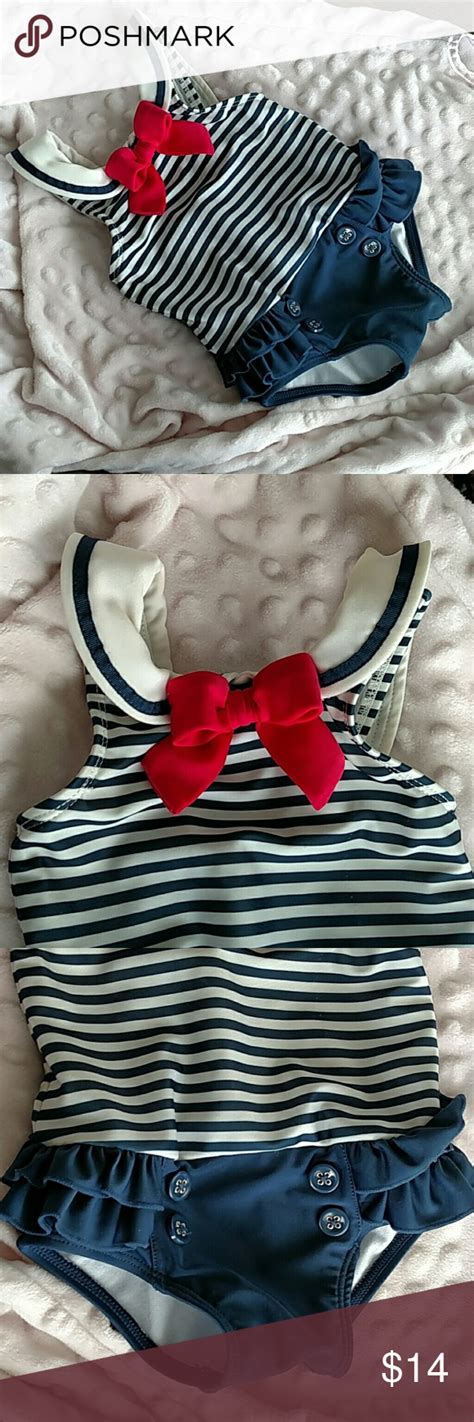 Gymboree Nautical Sailor Swimsuit Sailor Swimsuits Swimsuits Gymboree