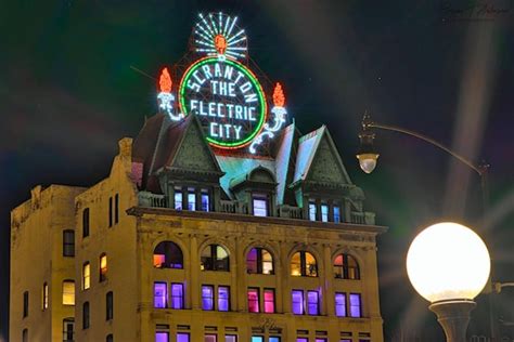 The Electric City Sign In Scranton Pa Home Of The Show The Etsy