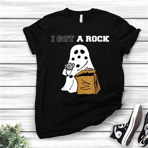 I Got A Rock Charlie Browns Ghost Halloween Shirt