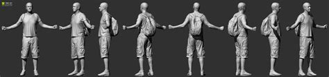 Reference Character Models Zbrushcentral