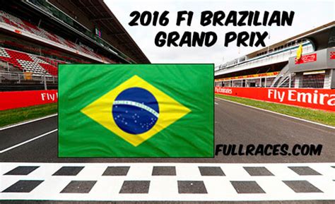 2016 F1 Brazilian Grand Prix Full Race Replay