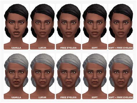 The Sims Resource Lueur Face Overlay Forehead Wrinkles