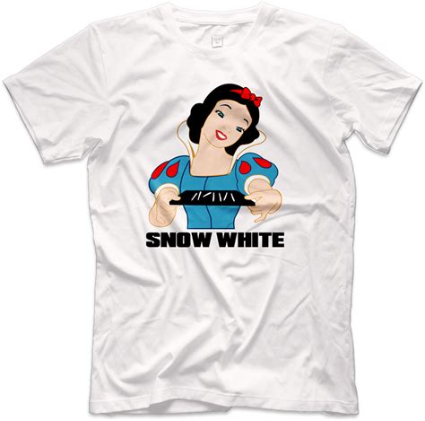 Snow White T Shirt Head Crack Nyc